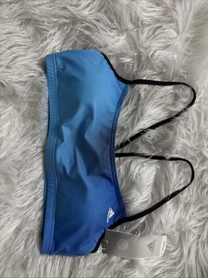 Adidas Bikini de Natación Top Traje de Baño Para Mujer Ropa Atlética Melbourne Racerback Md Foto 1 de 3