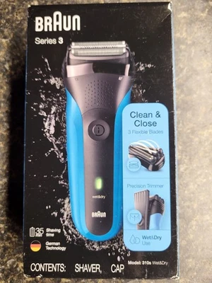 Braun Series 3 Model 310 Cordless Rechargeable Men's Electric Shaver - Image 1 of 3