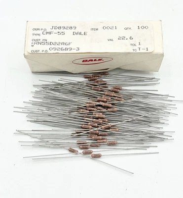 Lot of 100 Dale Metal Film Resistor CMF-55 Vishay NEW +