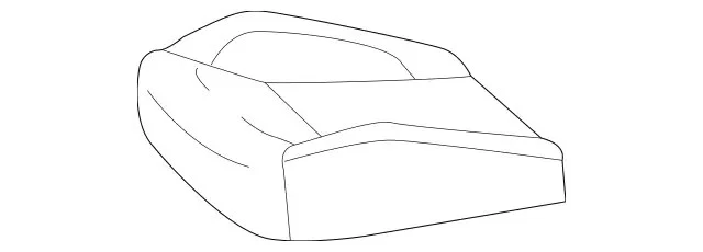 Cojín de asiento cubierta exterior original Mercedes-Benz 166-910-39-17-9D88 Foto 1 de 1