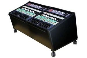 Estante frontal modular Sterling de 2 bahías | negro básico | 24 RU - Imagen 1 de 1