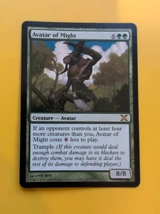 Avatar of Might. Tarjeta de Avatar Magic The Gathering rara décima edición. - Imagen 1 de 4