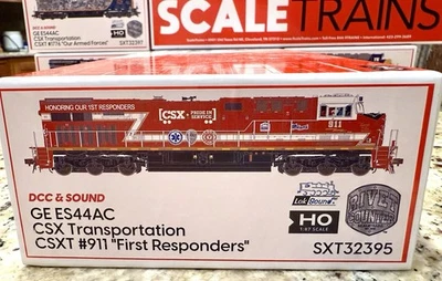 ScaleTrains Rivet Counter HO GE ES44AC CSX First Responders  #911 DCC/Sound/NIB - Image 1 of 3