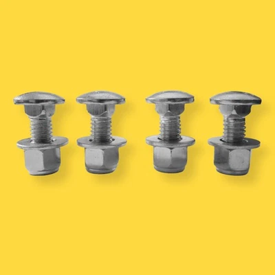 4 Pk Carriage Bolts 06200235 for Ariens Snowblower Skid Shoes 02483059 06200235 - Image 1 of 4