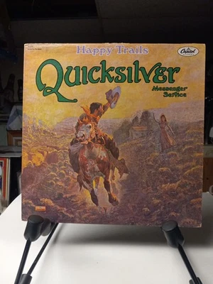 QUICKSILVER MESSENGER SERVICE HappyTrails G+ Bonus Vinyl Only What About Me VG+  - Image 1 of 4