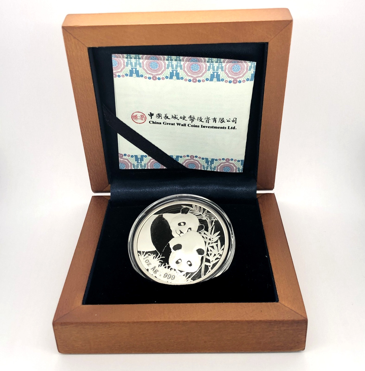 中国熊猫金幣発行30周年記念　　純銀　5oz 5オンス　2012年 2012中国熊猫金币发行30周年金银纪念币5盎司圆形金质纪念币- 元