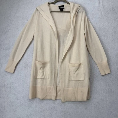 Suéter Rachel Rachel Roy para mujer cárdigan mediano con capucha bolsillos de lana merino Foto 1 de 4