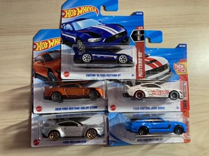 Hot wheels bundle x 5 modern Ford Mustangs including new 2025 models - Picture 1 of 12