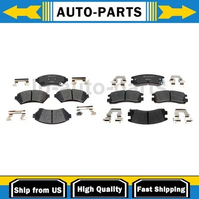 For Pontiac Grand Prix 3.1L 1997-2003 Front Rear Disc Brake Pad Set 2x Fits - Image 1 of 4