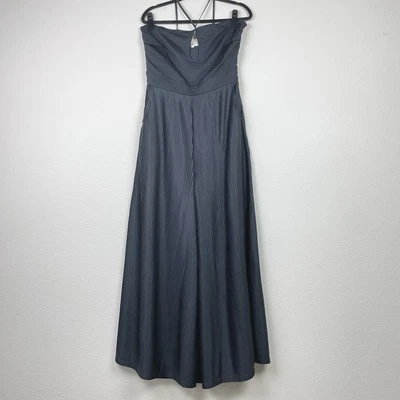 Carolina K женщин средний черный плиссированные Carem комбинезон воздушный шар ноги Hatler Keyhol - Изображение 1 из 4