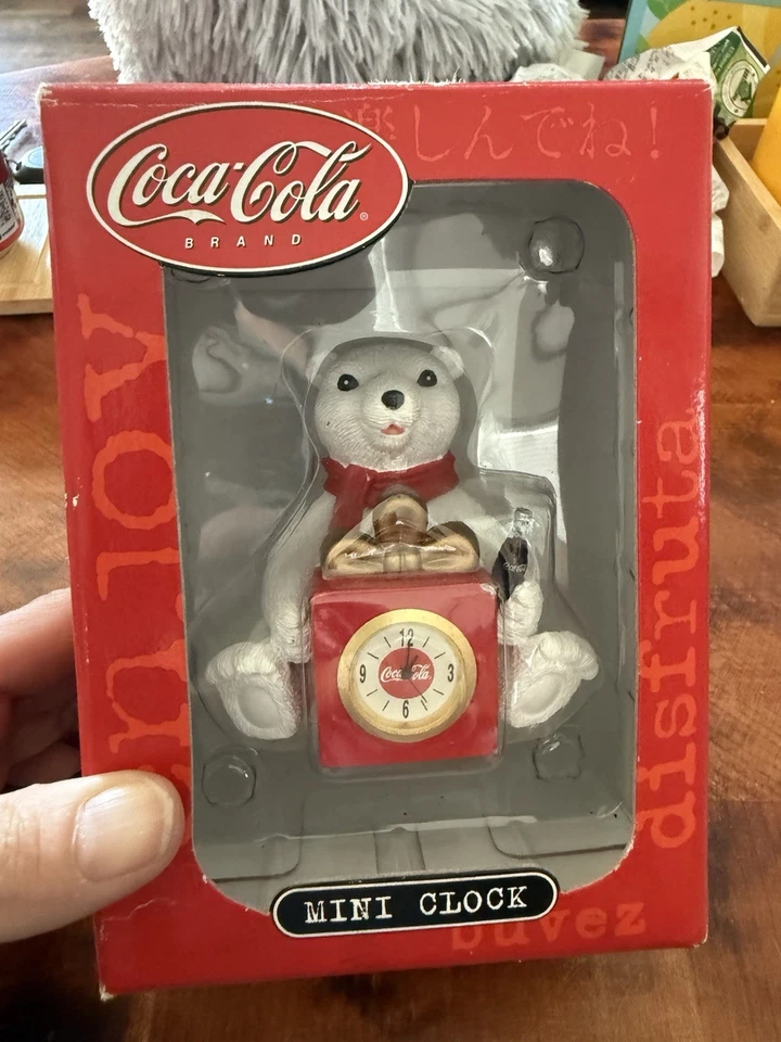 Mini reloj coleccionable Coca Cola Bear CCM68 Foto 1 de 1
