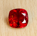 11Ct Natural Certified Burmese Red Ruby Cushion Loose Gemstone 12X11.5Mm