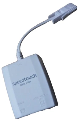 Speedtouch ADSL Filter Phone & ADSL Modem HPN DSL4132003(NA404P09) - Image 1 of 4