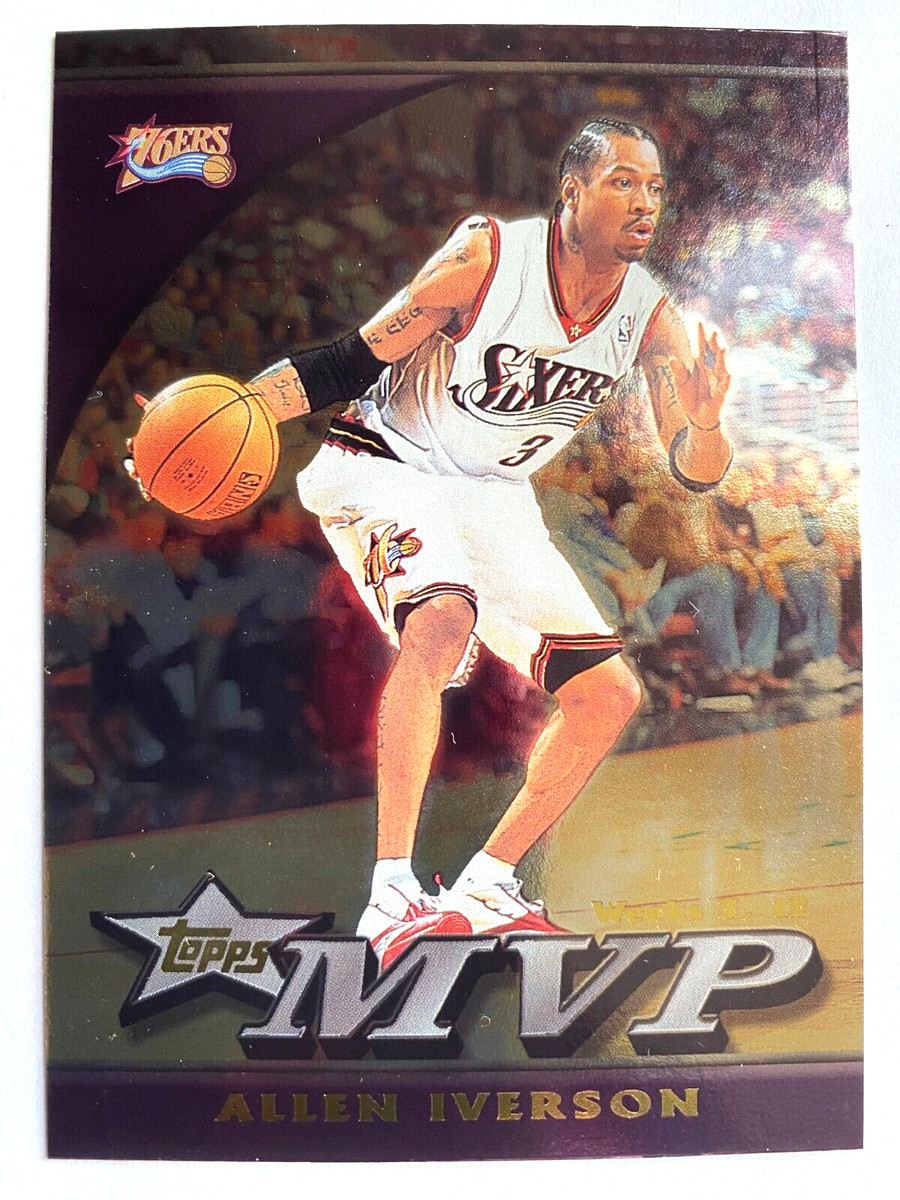 Topps Allen Iverson Basketball 2001-02 Season Sports Trading