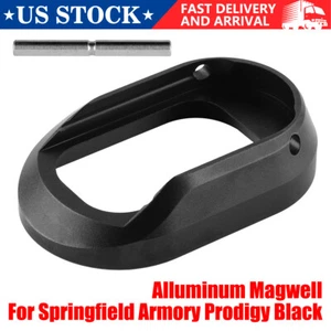 Black Flared Magwell for Springfield Armory Prodigy Anodized CNC Aluminum 9mm - Picture 1 of 10