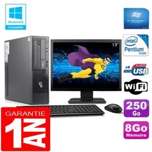 PC Fujitsu Esprimo E500 E85+ SFF G640 RAM 8Go Scheibe 250Go Wifi W7 Ecran 19 " - Bild 1 von 1