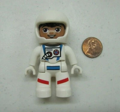 Lego Duplo Morena Astronauta Hombre NASA Transbordador Espacial Nave Cohete 2.5" Figura Foto 1 de 3