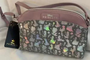 Disney Princess Iridescent Holographic Foil Crossbody Bag Purse - New with tags - Picture 1 of 6