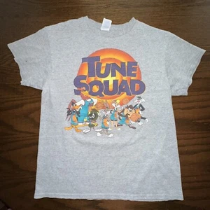 Tune Squad T-Shirt Men’s Medium Crew Neck Short Sleeve Gray Upcycled - Picture 1 of 5
