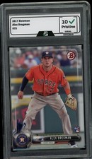 2017 Bowman #75 Alex Bregman GRADED 10 GEM Mint Rookie Card RC