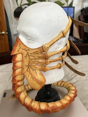 Máscara abrazadora facial de cuero hecha a mano  Foto 1 de 4