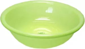 Green Plastic Wash Basin for Home Camping Dish Wash Tub Made in Japan S-3049 - Picture 1 of 6