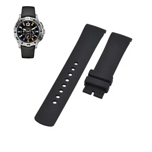 Correa de reloj de goma negra A18636G 22 mm para Nautica - Imagen 1 de 7