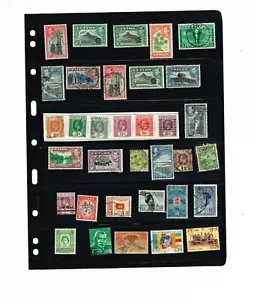 CEYLON FRÜHE WELTWEIT GEBRAUCHTE BRIEFMARKEN LOT #1 (34 BRIEFMARKEN) - Bild 1 von 1