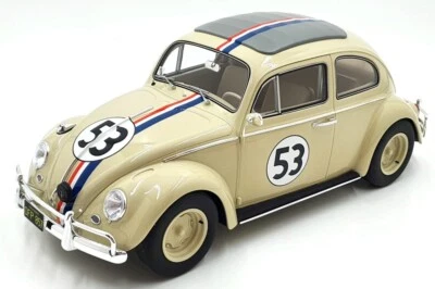 Schuco 1/12 Scale Resin 45 004 6200 - Volkswagen Kafer Rallye #53 Beetle Herbie - Photo 1/4