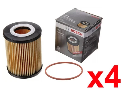 Filtro de aceite Bosch para BMW Z4 X5 525i 530i 323i 328i 1996-2006 4 piezas 3547 Foto 1 de 4