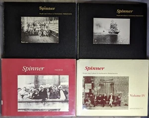 SPINNER Vol 1, 2, 3, 4 Culture Southeast Mass HC DJ Signed New Bedford 1980s SMU - Picture 1 of 19