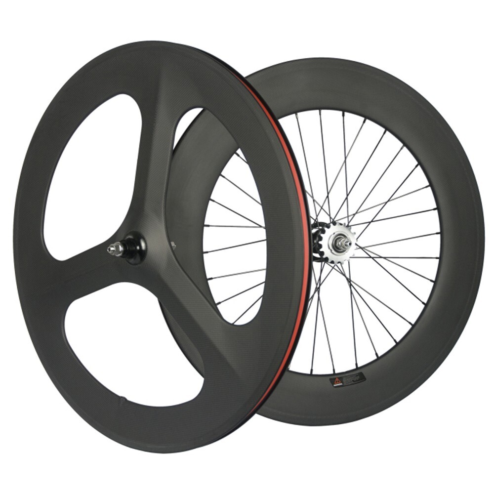 中古Alpina 3 Spoke Full Carbon Front Wheel Alpina 3 Spoke