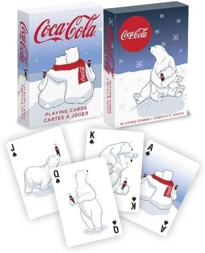 Bicycle Coke Polar Bears Playing Cards - 2 Sealed Decks - Image 1 of 1