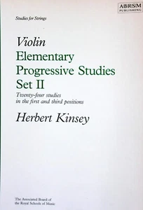 Kinsey:Violin Elemenary studies Book2 - Picture 1 of 1