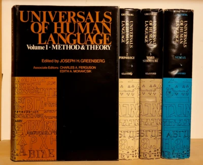Universals of Human Language (J.Greenberg, C.Ferguson) COMPLETE SET, 4 volumes  - Image 1 of 4