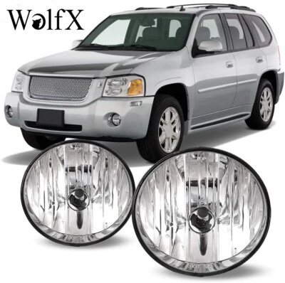 Luces antiniebla transparentes para GMC Envoy 2002-2009 repuesto de lámparas de parachoques delanteras de fábrica Foto 1 de 4