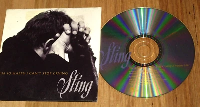 STING *PROMOCIÓN 1ª Prensa CD SINGLE ' I'M SO HAPPY I CAN'T STOP CRYING' 1996 EN MUY BUENA CONDICIÓN Foto 1 de 2
