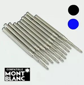 Recharge compatible Mont Blanc bille M / Noire ou Bleue-Envoi de Fr immédiat - Foto 1 di 1