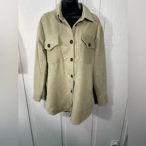 Thread & Supply Camel Shirt Jacket Shacket Size  Medium NWT - Picture 1 of 9