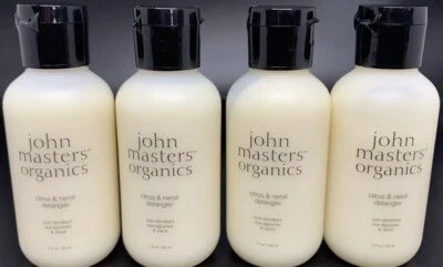 Lote 4 acondicionadores de cabello desenredantes John Masters Organics cítricos y neroli 2 oz cada uno Foto 1 de 3