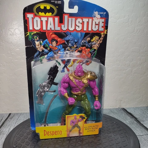 1996 Kenner DC Batman Total Justice DESPERO 6" Action Figure New And Sealed Cover
