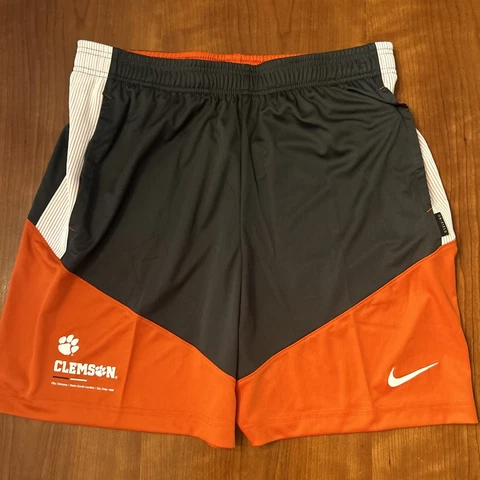 NEW Nike Clemson Tigers Official On Field Dri-Fit Shorts - Mens Medium - $45 Cover