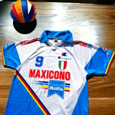 Camiseta Campeón Maxicono Parma Voleibol Carlao Temporada 1990/1991 Talla L Foto 1 de 4