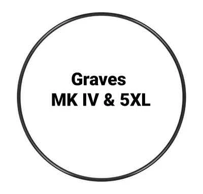 5x Replacement Drive & Power Feed Belts for Graves MK IV & 5XL Faceting Machine  - Image 1 of 2