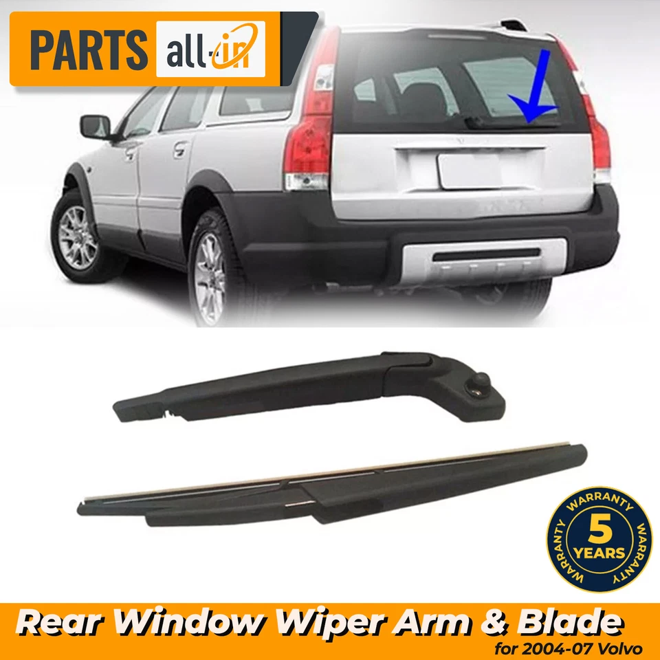 Brazo y cuchilla limpiaparabrisas de ventana trasera para Volvo V70 XC70 2004-07 4 puertas 2,4 L 2,5 L Foto 1 de 4