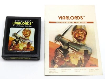 Warlords (Atari 2600, 1981) (Cartridge & Manual) NTSC #2 - Image 1 of 4