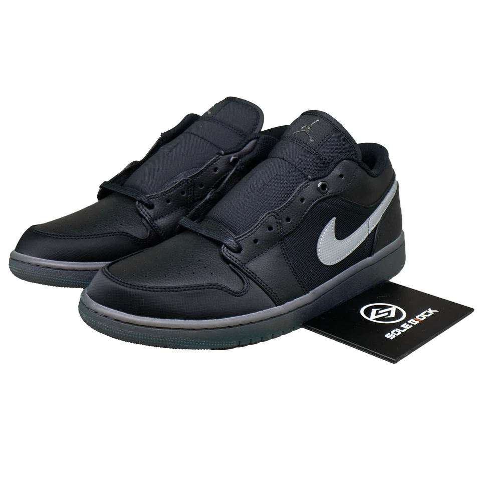 Air Jordan 1 Low Negro Blanco Goma Oscura - HV5968-001 Foto 1 de 4