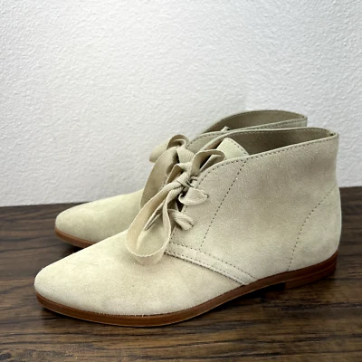 Botas femininas Alexander Wang tamanho 6.5 7 UE 37 bege claro camurça cáqui claro - Imagem 1 de 4