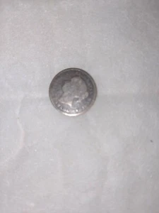 1892 Canada 10 Cents Sterling Silver Victoria Crown - Picture 1 of 3
