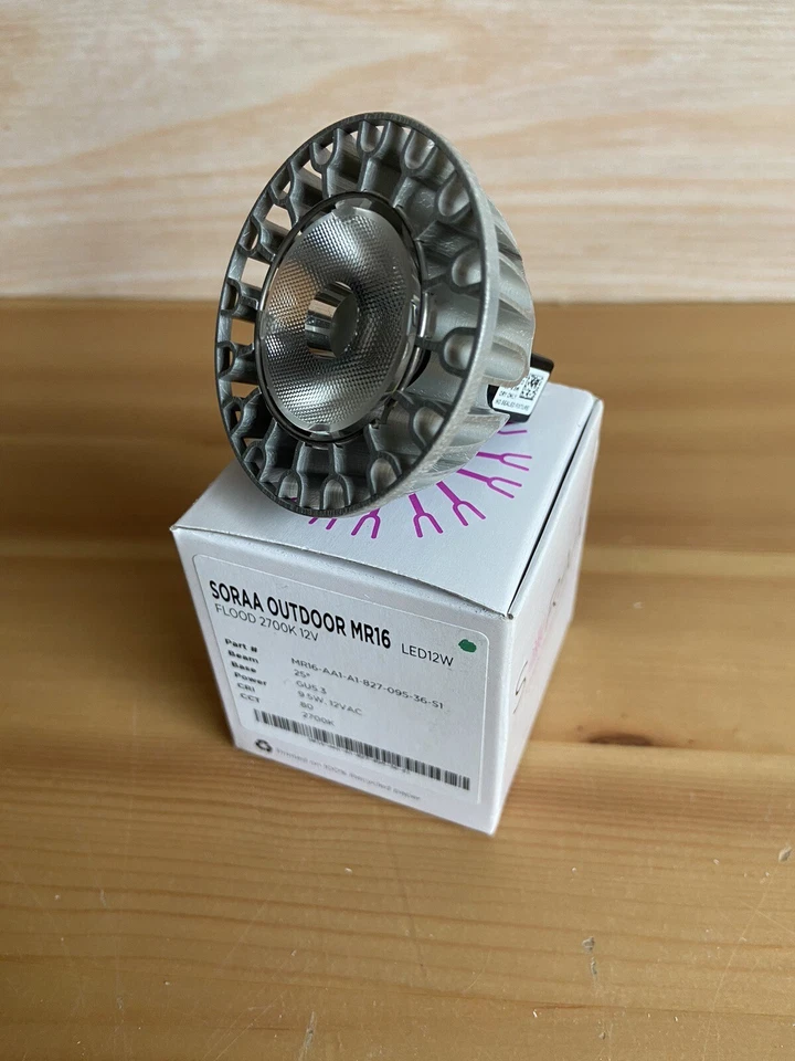 LED - SORAA VIVID MR16-AA1-A1-827-095-36-51 2700 K FLOOD Lamp Light Bulb - Image 1 of 4
